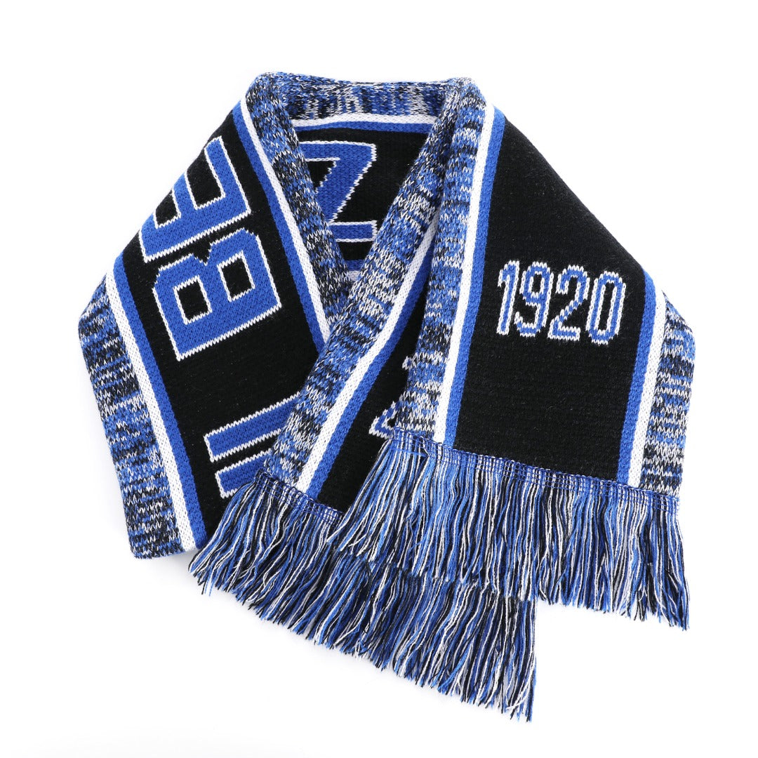 Zeta Black Scarf and Hat Set