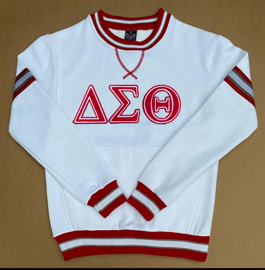 Delta Sigma Theta White Chenille Crewneck – The King McNeal Collection