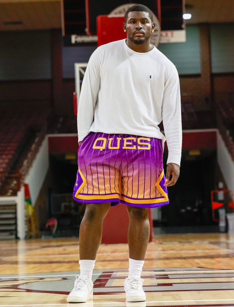 The King Mcneal Collection Sigma Pinstripe Basketball Shorts