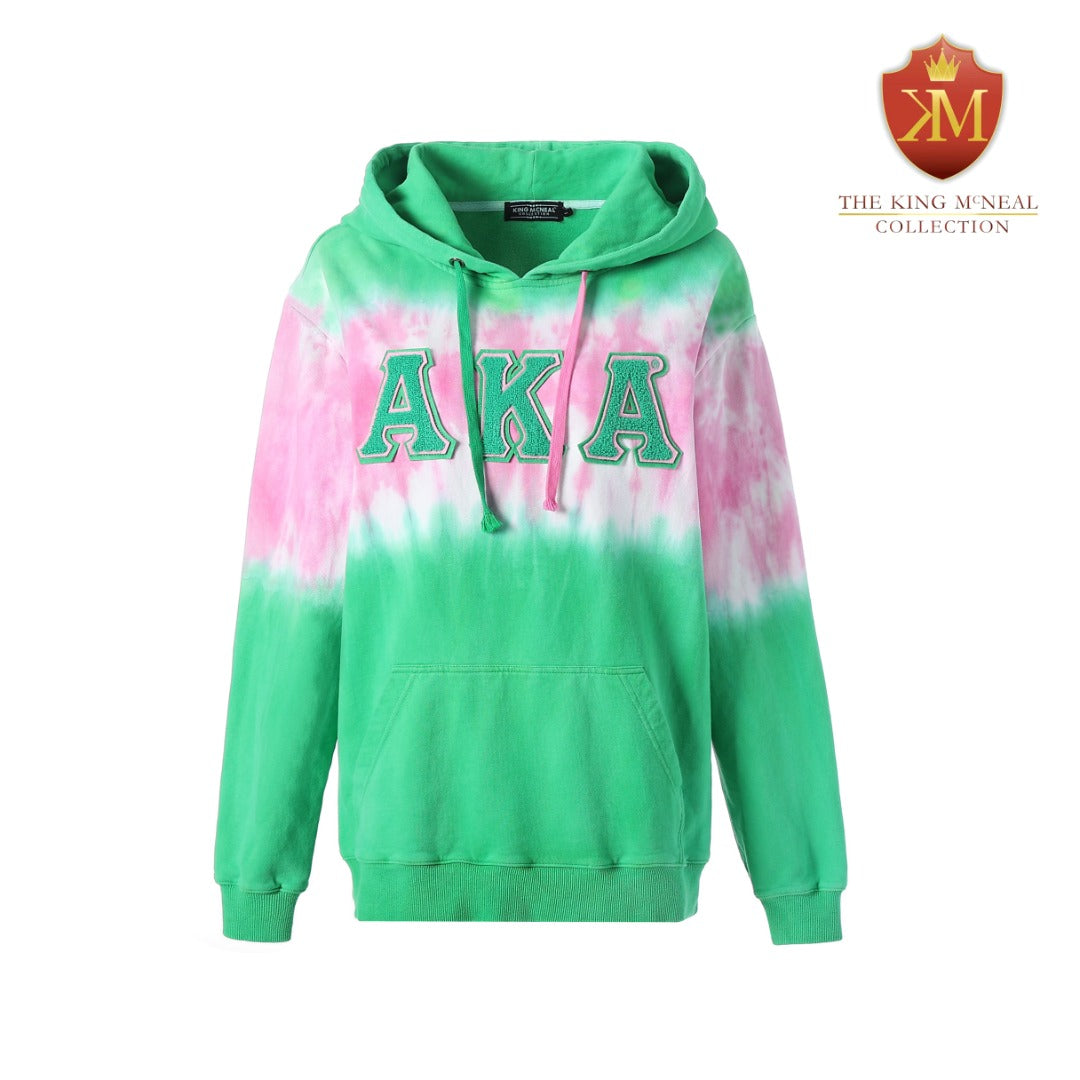 AKA Chenille Tie Dye Hoodie