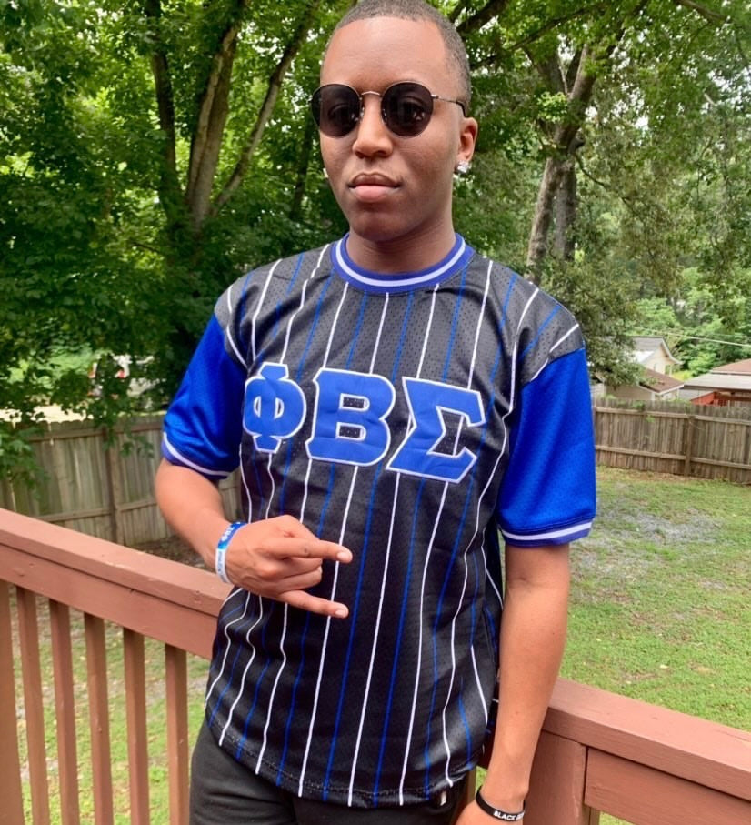 Phi Beta Sigma Pinstripe Baseball Jersey – Greek Divine and More