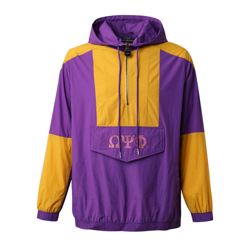 Omega PSI Phi Half Zip Windbreaker Jacket S