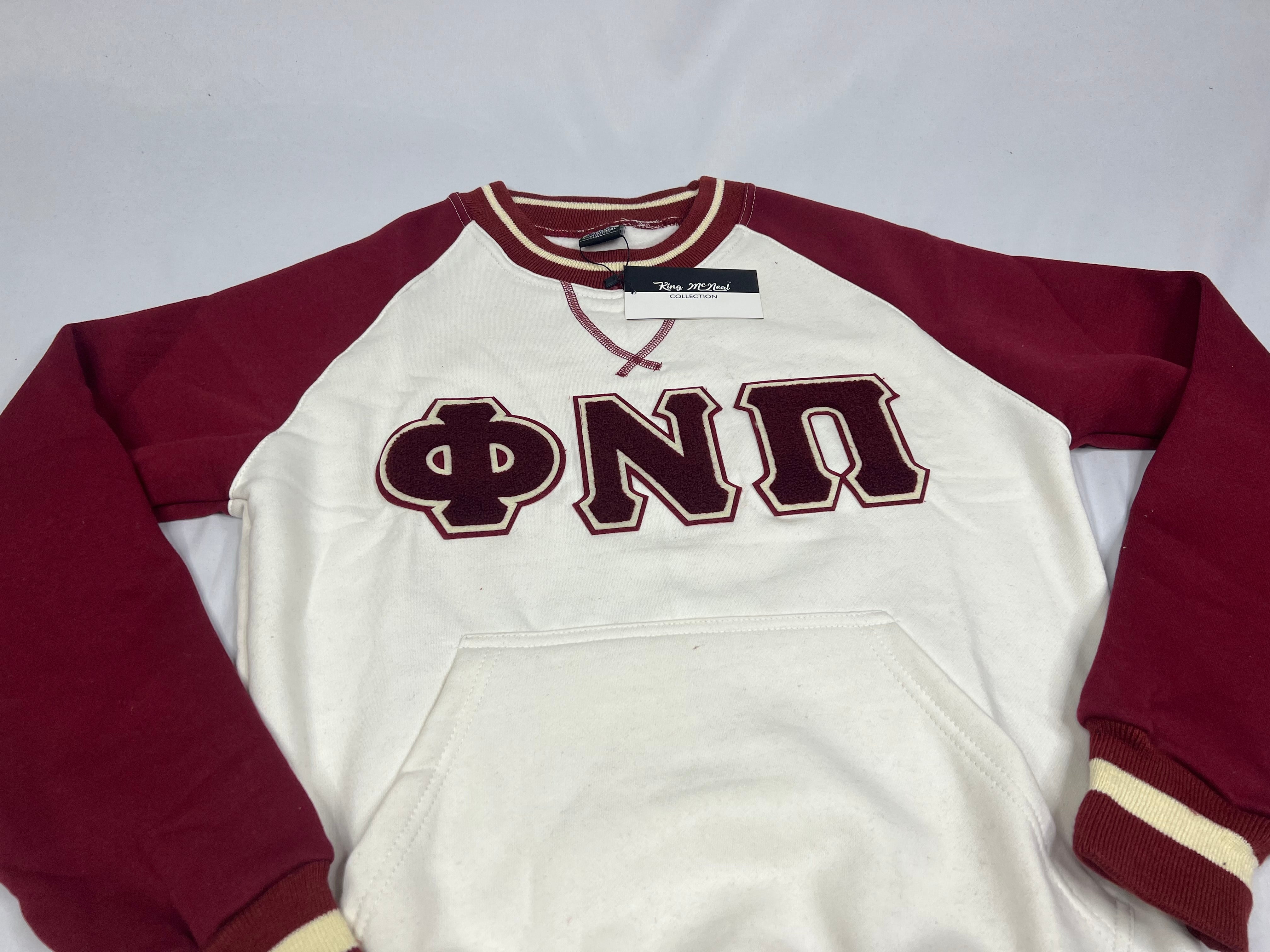 Phi Nu Pi Chenille Crewneck