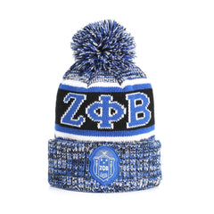 Zeta Black Crest Beanie Hat