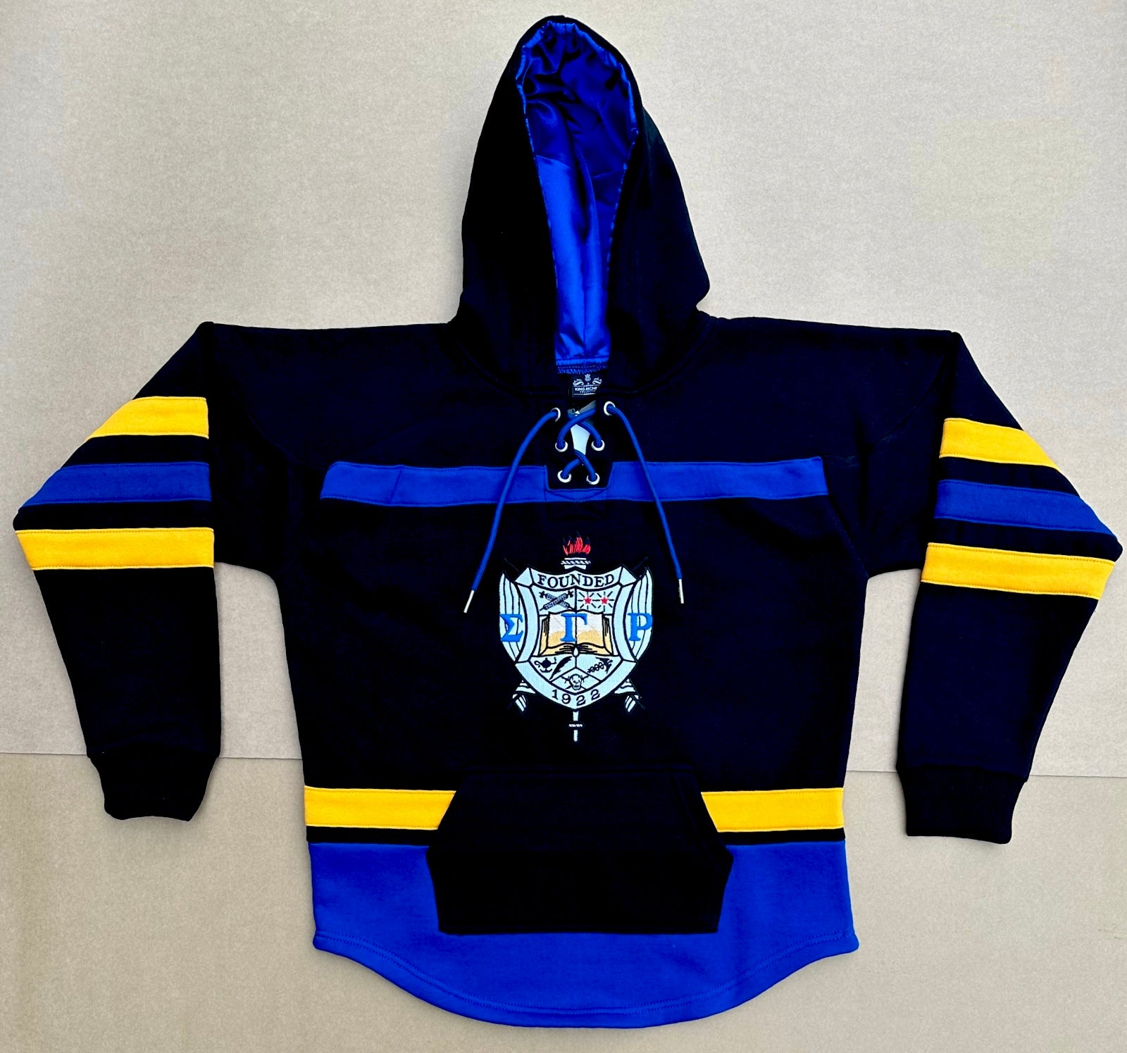 SGRho Black Hockey Hoodie Unisex