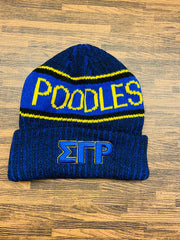 Sigma Gamma Rho Black Beanie Hat