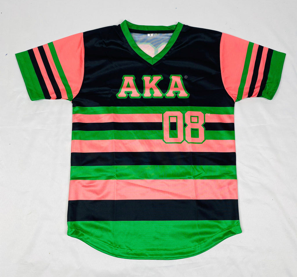 AKA Striped Baseball Jersey – The King McNeal Collection