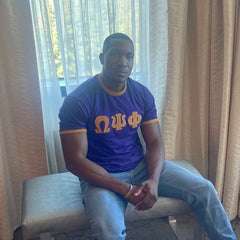 Omega Psi Phi Letter Ringer Premium Shirt