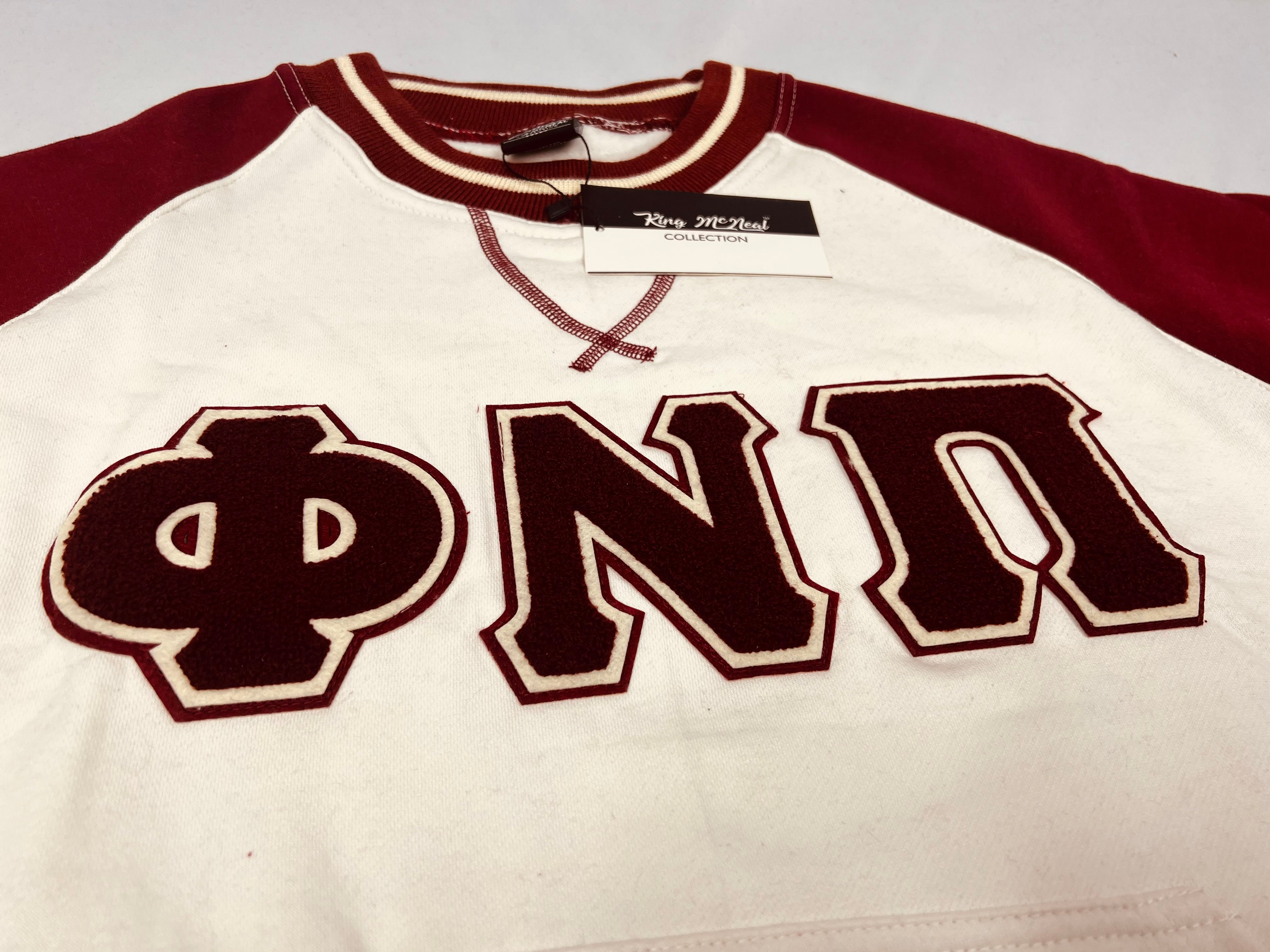 Phi Nu Pi Chenille Crewneck