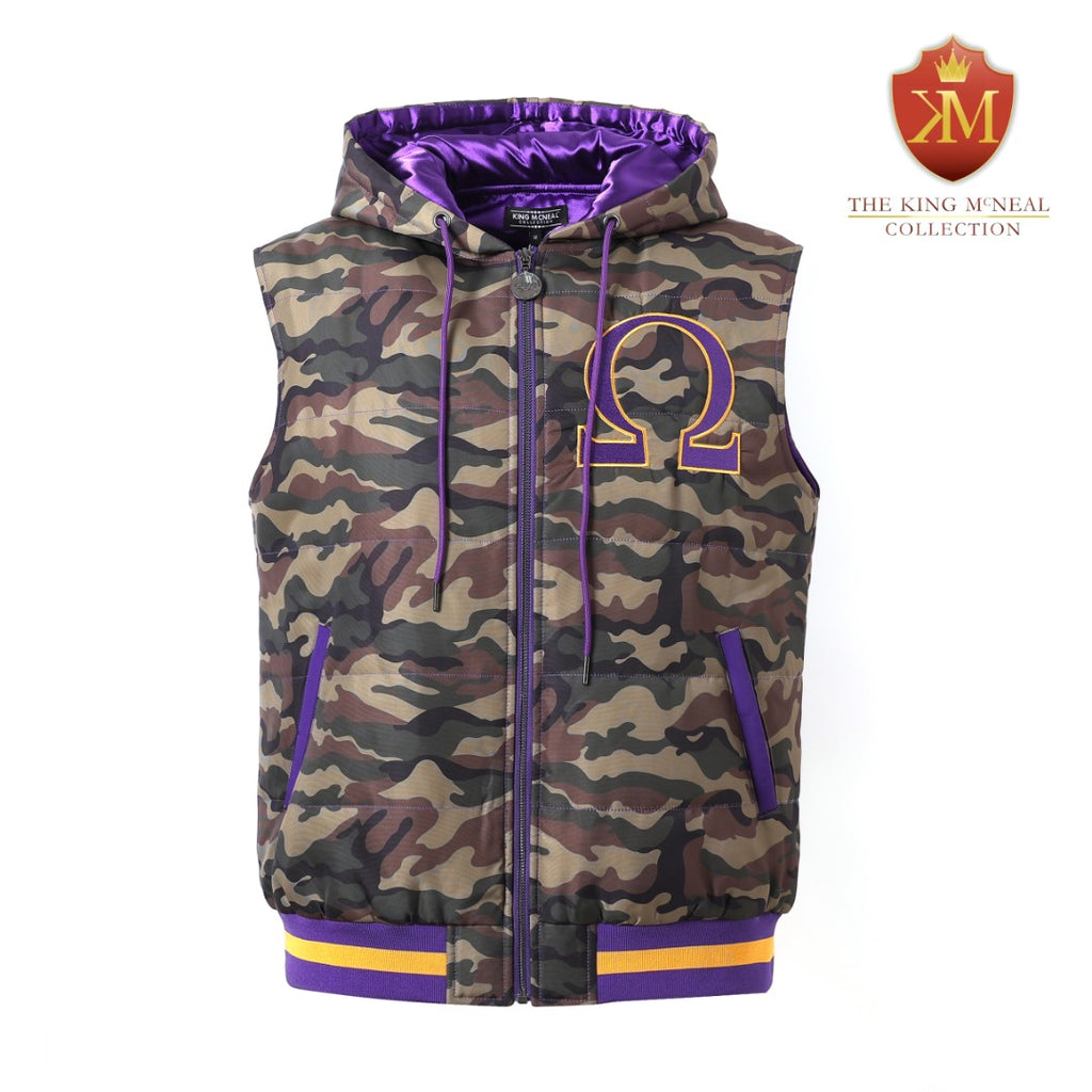 Omega Camo Hooded Vest – The King McNeal Collection