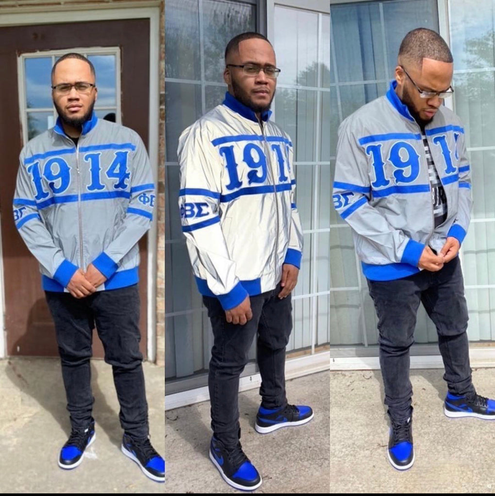 SGRho Black 3M Reflective Bomber Jacket