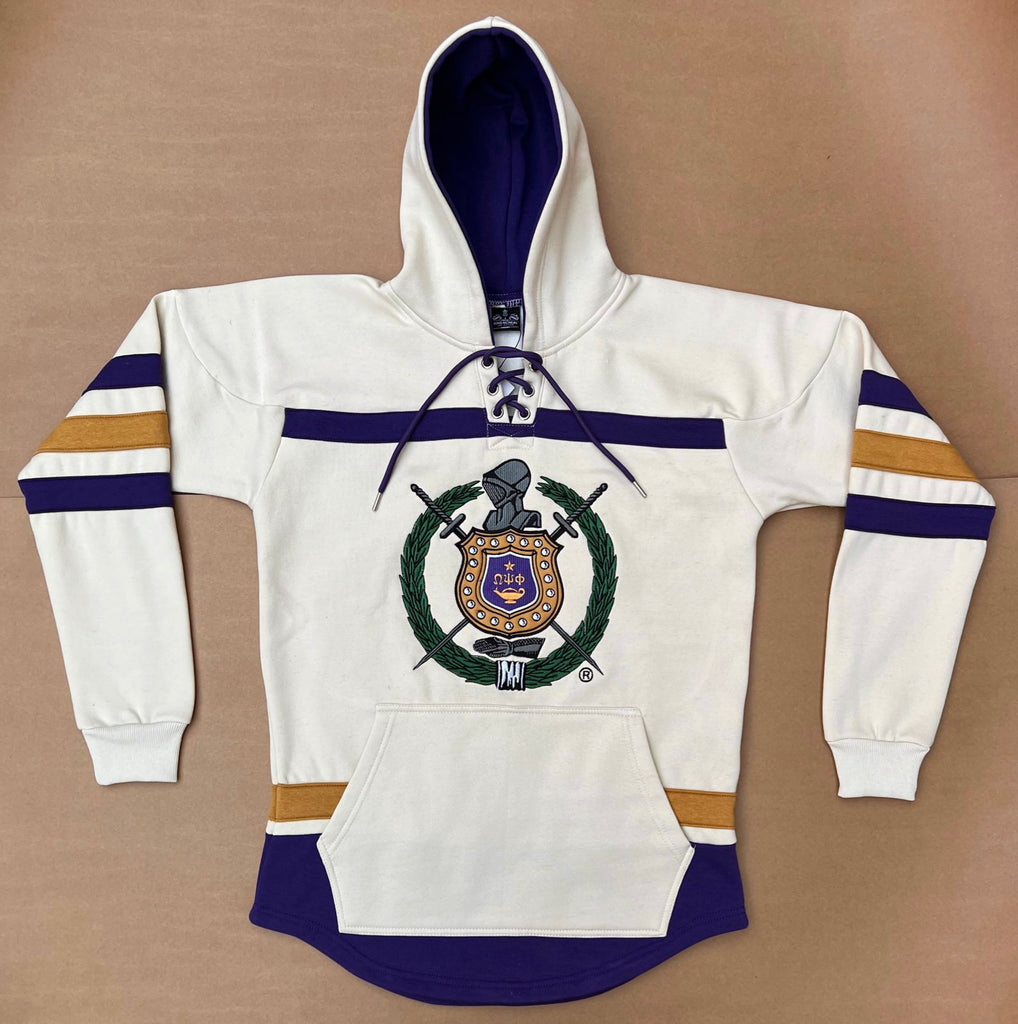 The King Mcneal Collection Zeta Grey Hockey Hoodie Unisex S