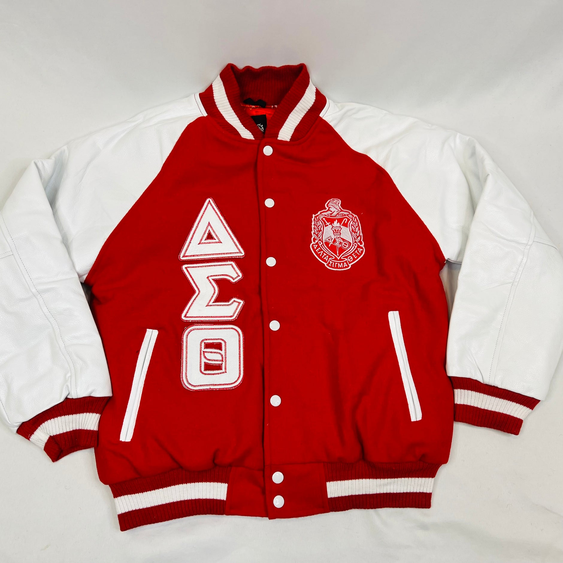 Delta sigma theta letterman jacket best sale