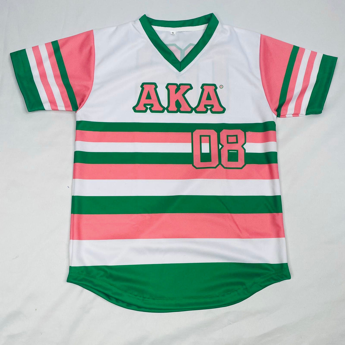 AKA Striped Baseball Jersey