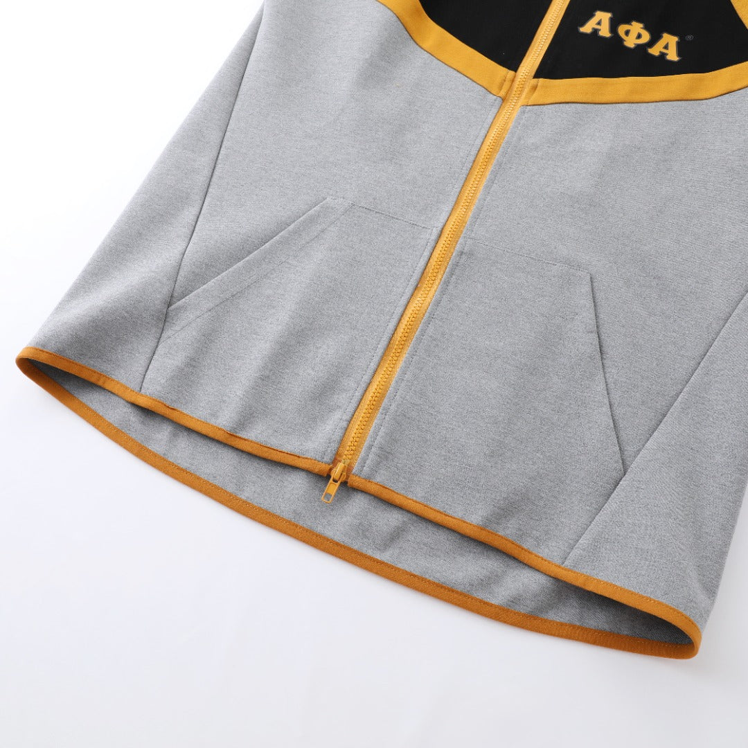 Alpha Grey Tech Fleece Jacket