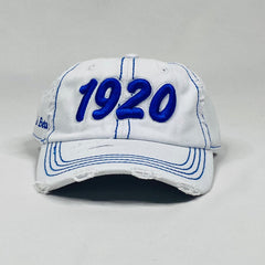 Zeta 1920 White Denim Hat