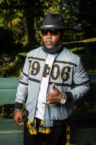 Alpha Old Gold Bomber Jacket Custom Lining – The King McNeal Collection