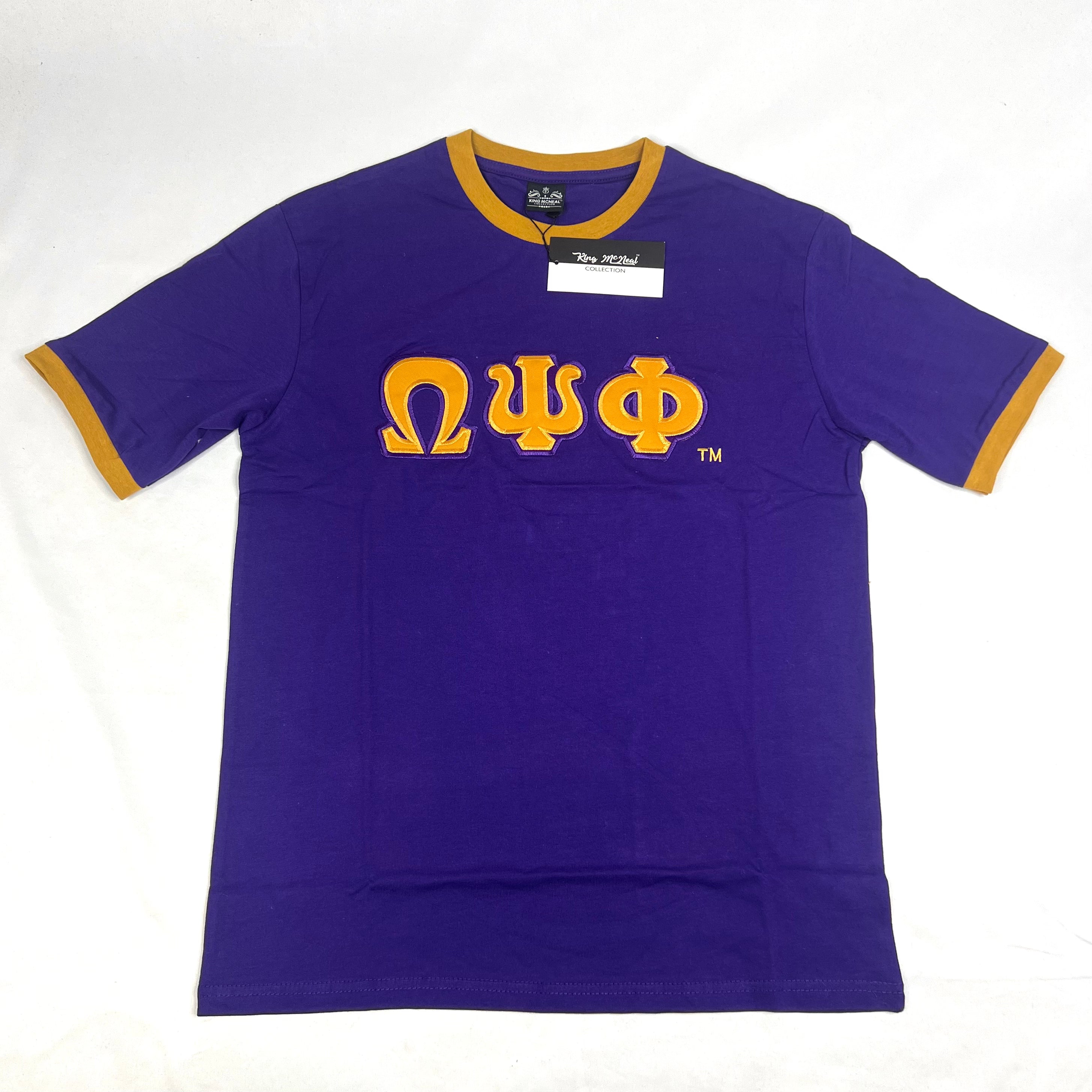 Omega Psi Phi Letter Ringer Premium Shirt