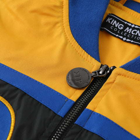 SGRho Black 3M Reflective Bomber Jacket