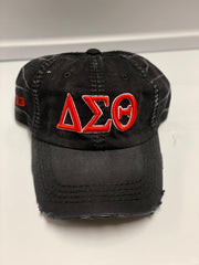 Delta Sigma Theta Black Denim Hat