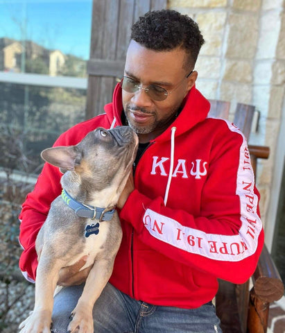 Kappa Red Tapered Sweatsuit Jacket – The King McNeal Collection