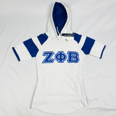 Zeta White SS Hoodie