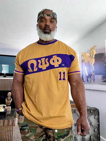 Omega Psi Phi Pinstripe Baseball Jersey – The King McNeal Collection