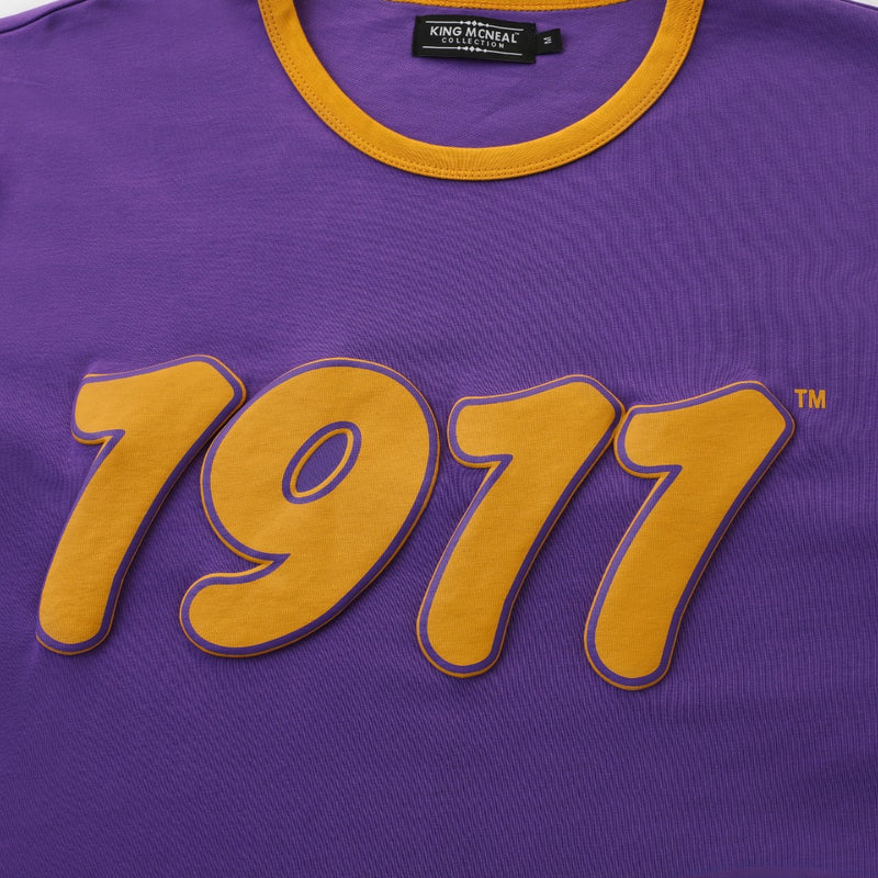 Omega Premium Purple 1911 Ringer Shirt The King Mcneal Collection