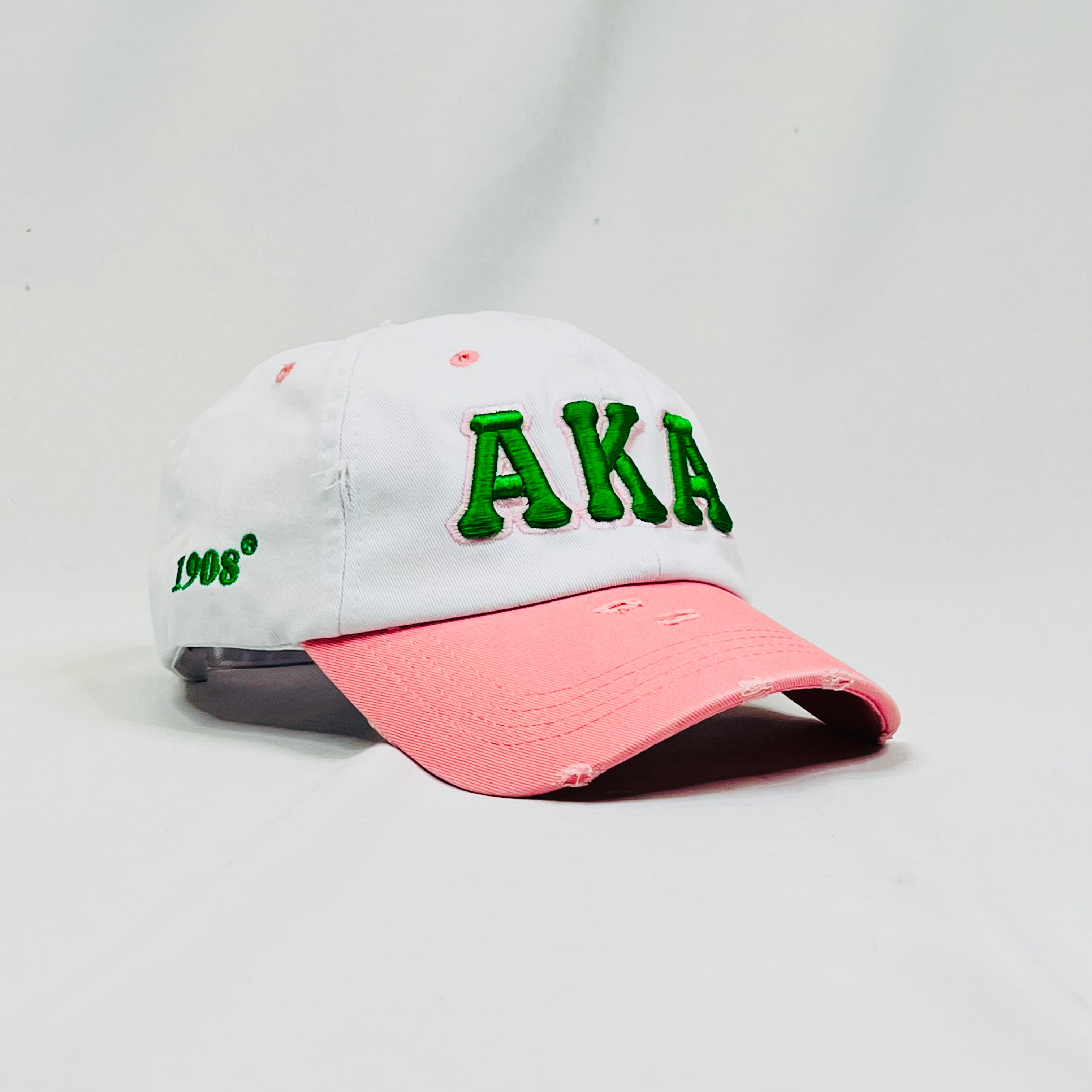 AKA White/Pink Hat