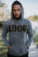 Alpha 1906 Chenille Black Denim Hoodie